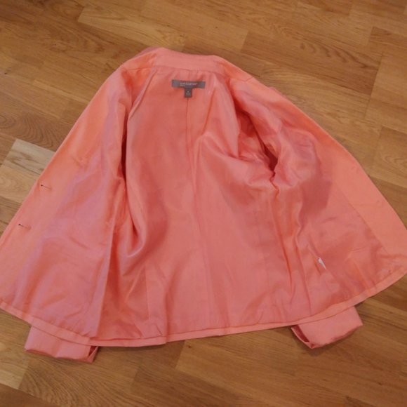 CROFT AND BARROW STRETCH PRETTY PEACH BLAZER LADIES SIZE 6 - Picture 4 of 5